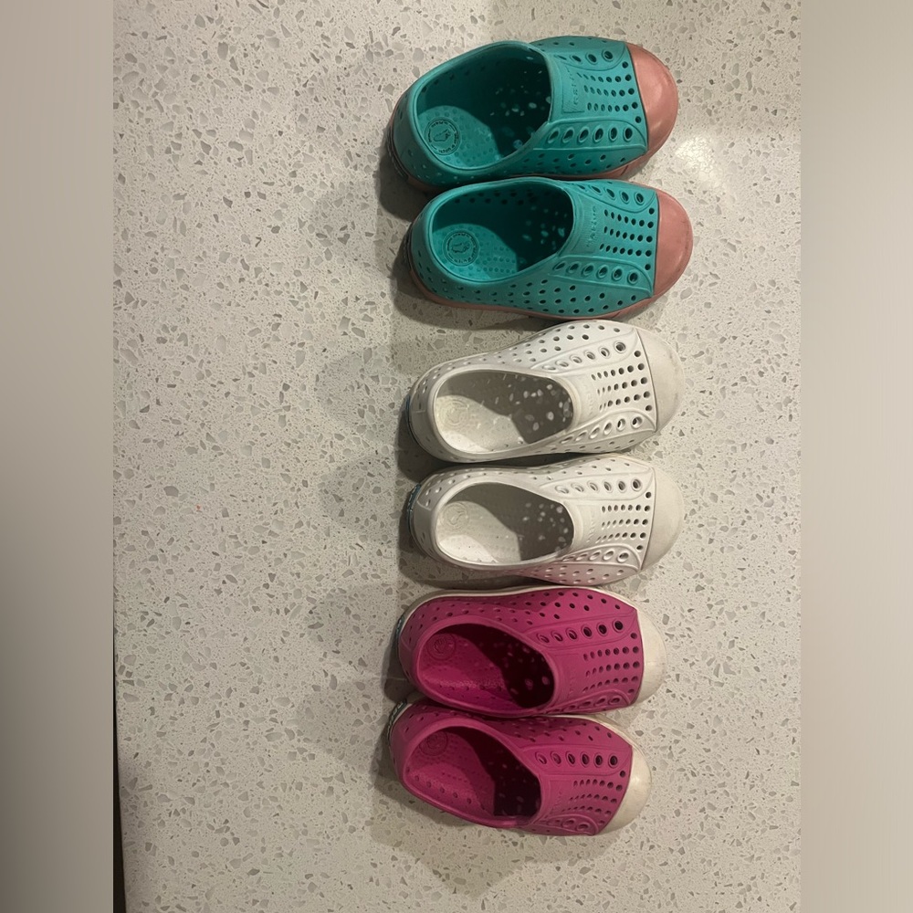 Toddler Girl Native Shoes - Set of 3